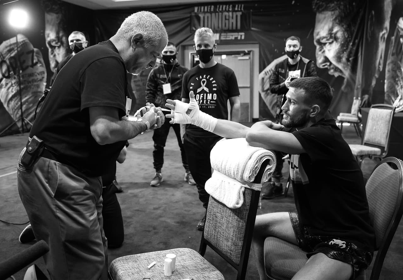 Así se vivieron los instantes previos al combate por la unificación de los títulos CMB, AMB, OMB y FIB.