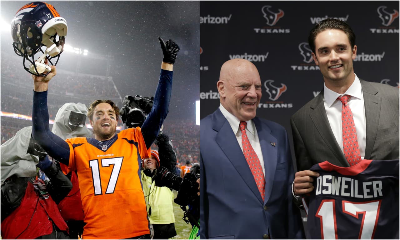 <b>» Brock Osweiler (2016):</b> El muchacho de mayor cartel y propaganda el año pasado es el caso más reciente que tras firmar en grande dejó cuentas lamentables.