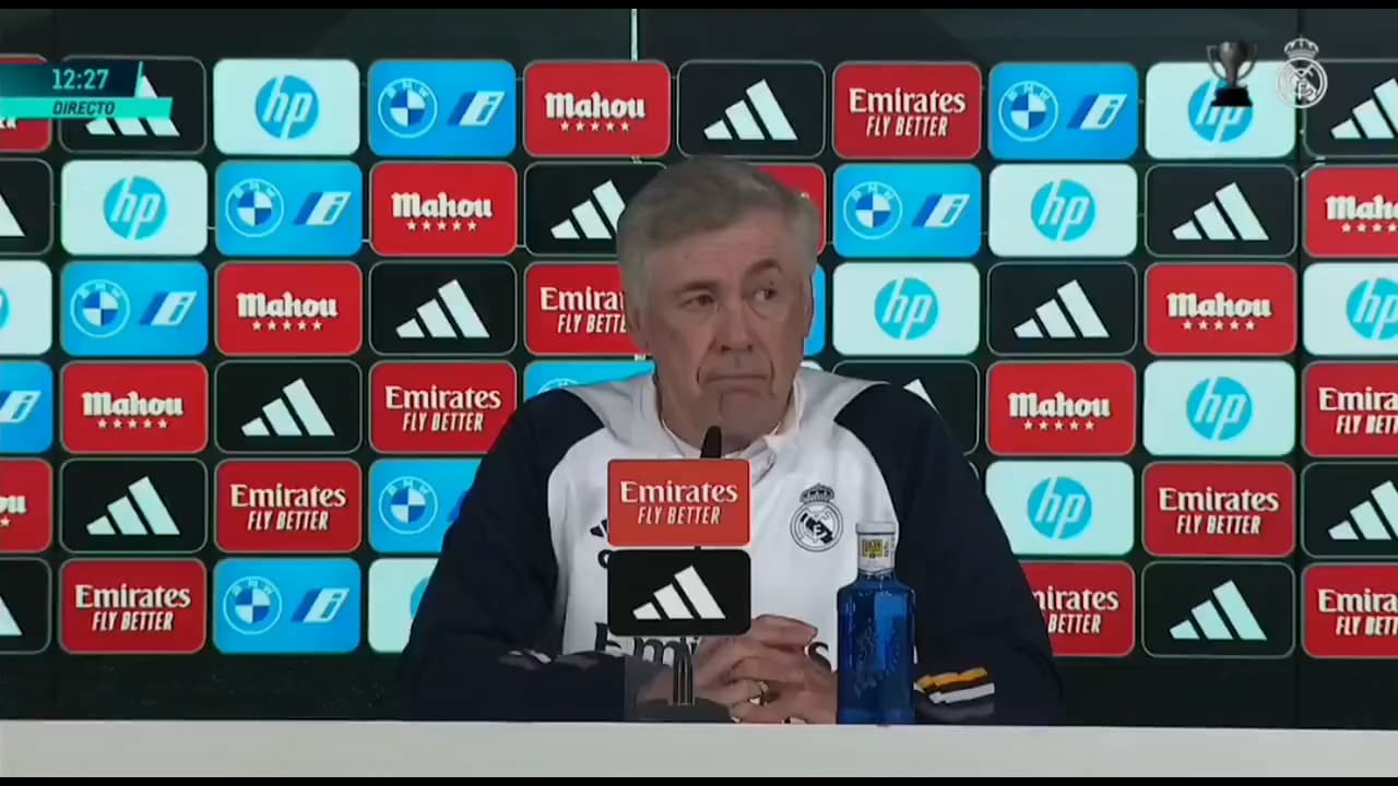Carlo Ancelotti ve a Vinícius Jr. a un paso del Balón de Oro
