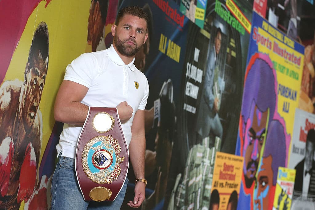 LONDON, ENGLAND - MARCH 07: Billy Joe Saunders during the press conference at The O2 Arena on March 7, 2016 in London, England (Photo by Alex Morton/Getty Images)