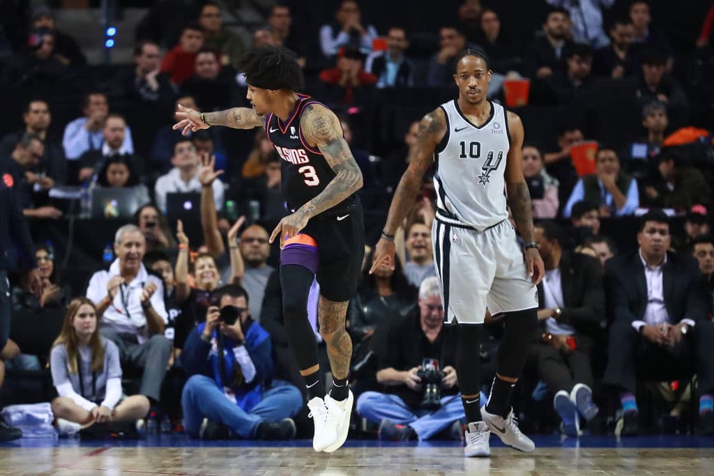 Con una gran actuación de Patty Mills, Los Spurs ganan a los Suns en México 121-119.