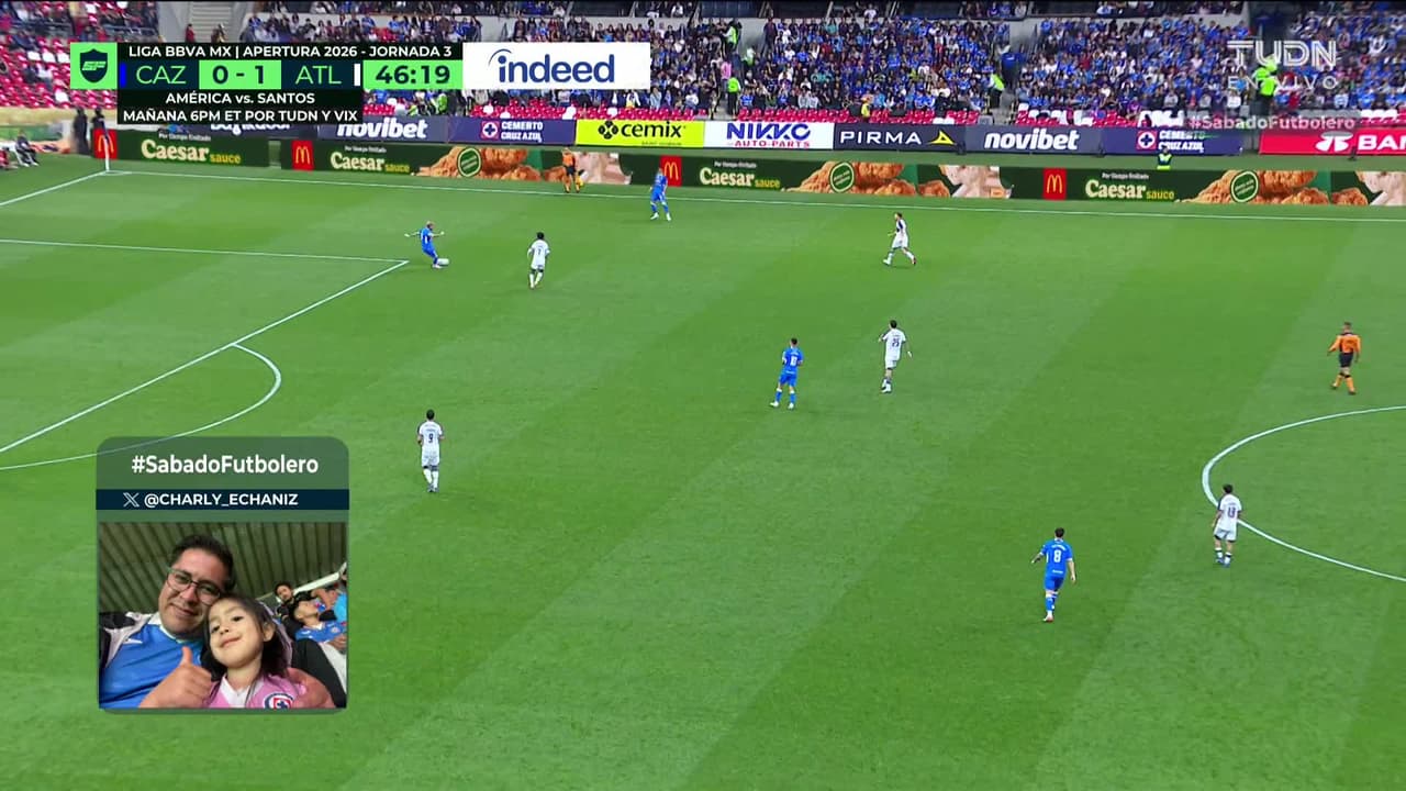 ¡GOL!  anota para Atlante. Luis Calzadilla