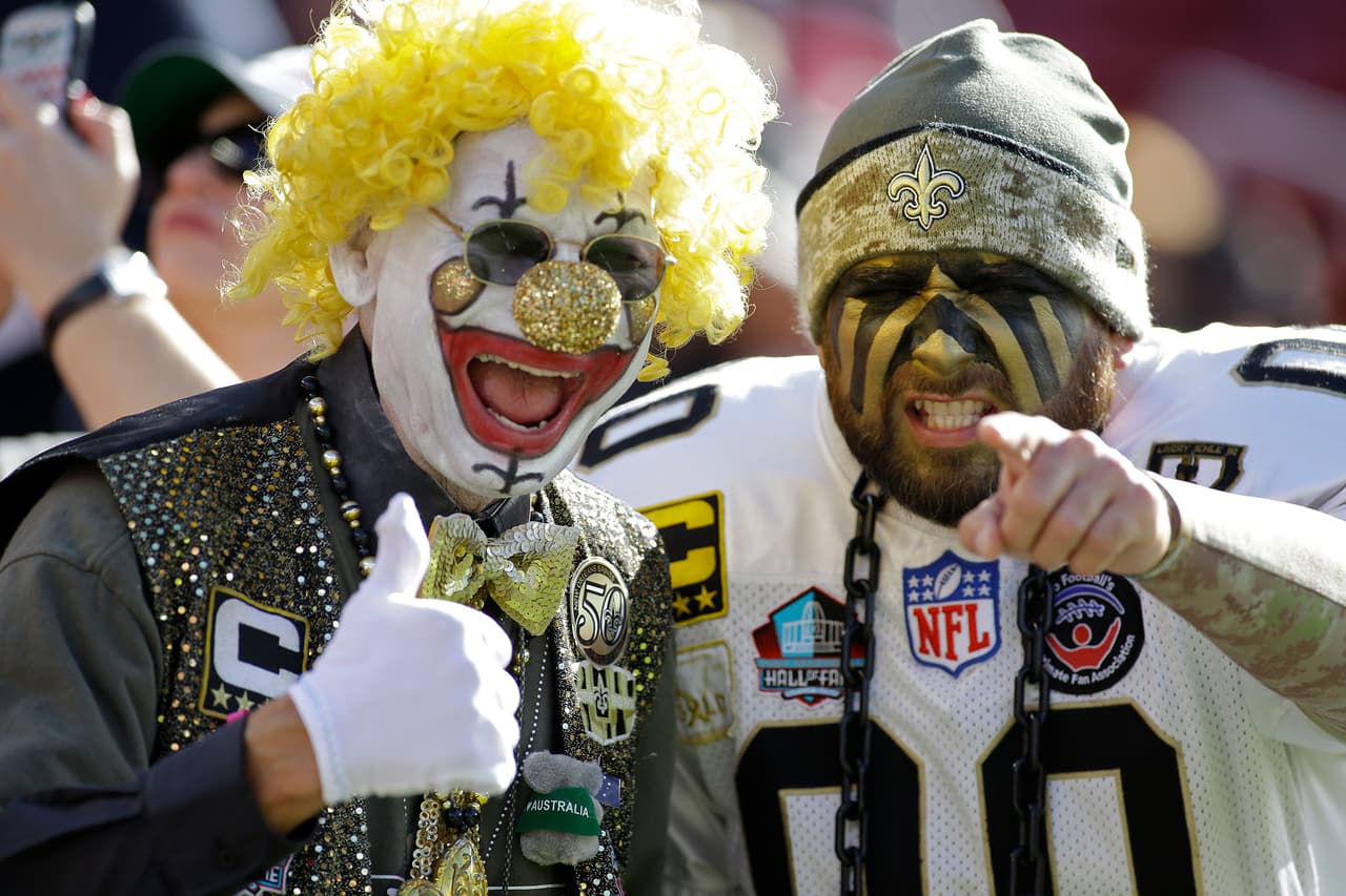 Los Saints vivieron la victoria fuera del Superdome.