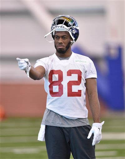 WR Rueben Randle listo para arrancar su cuarta temporada (AP-NFL).