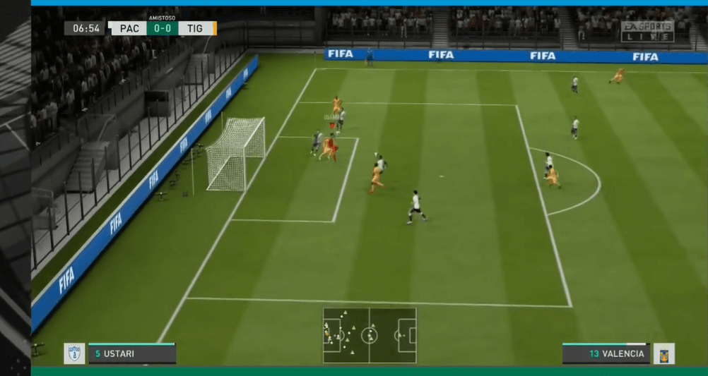 Cristian Souza dominó completamente el partido, guiando a la victoria a los Tuzos 2-0 ante los Tigres dirigidos por Quiñones en los controles de la eLiga Mx.