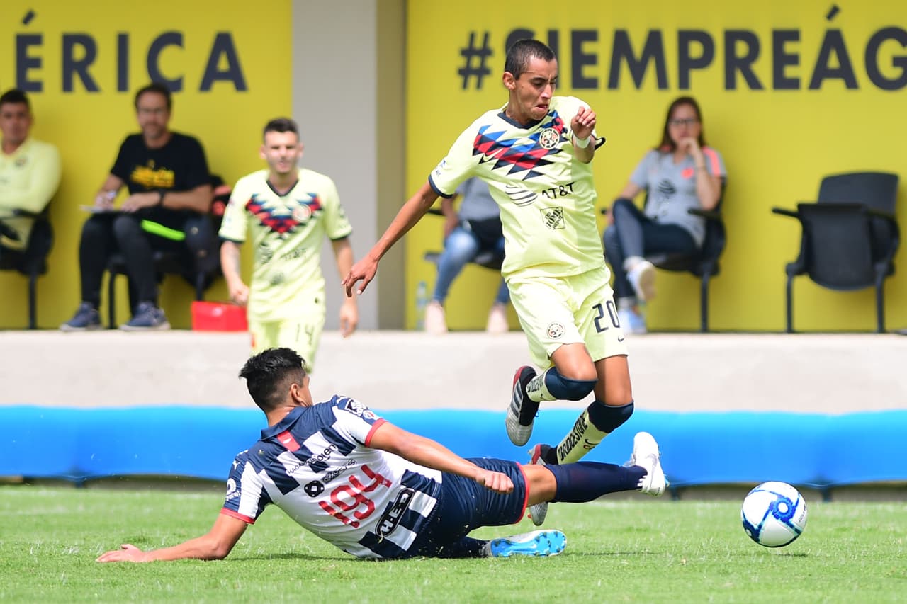 América y Monterrey empataron a uno en las canchas de Coapa, en su categoría Sub 20.