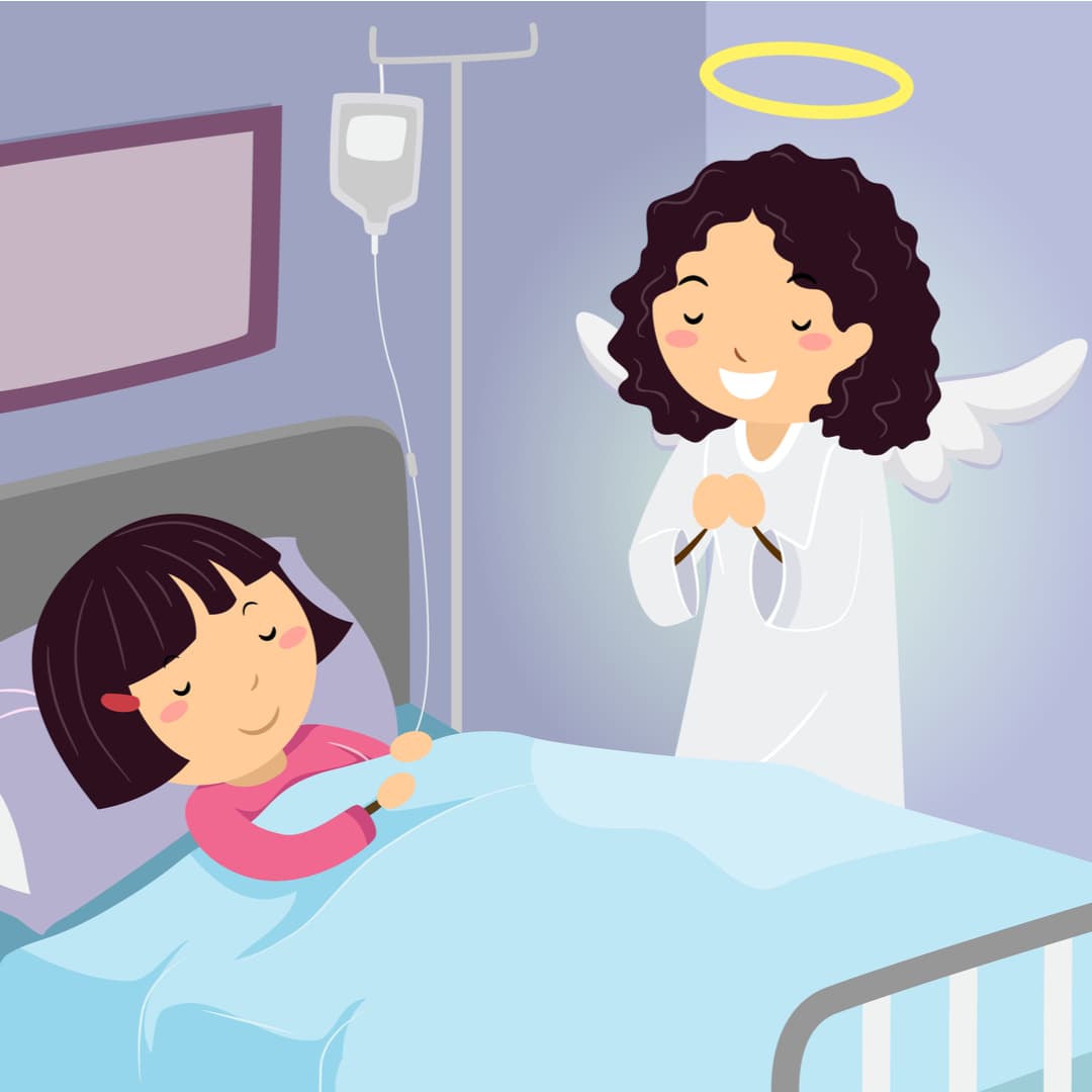 <b>Adriel</b>
<br>Es un ángel de la muerte, pero tiene el irónico propósito de cuidar de los niños que están muy enfermos, especialmente en lo que se refiere a reducir su sufrimiento. Este es un ángel al cual le puedes orar si tiene un niño enfermo.