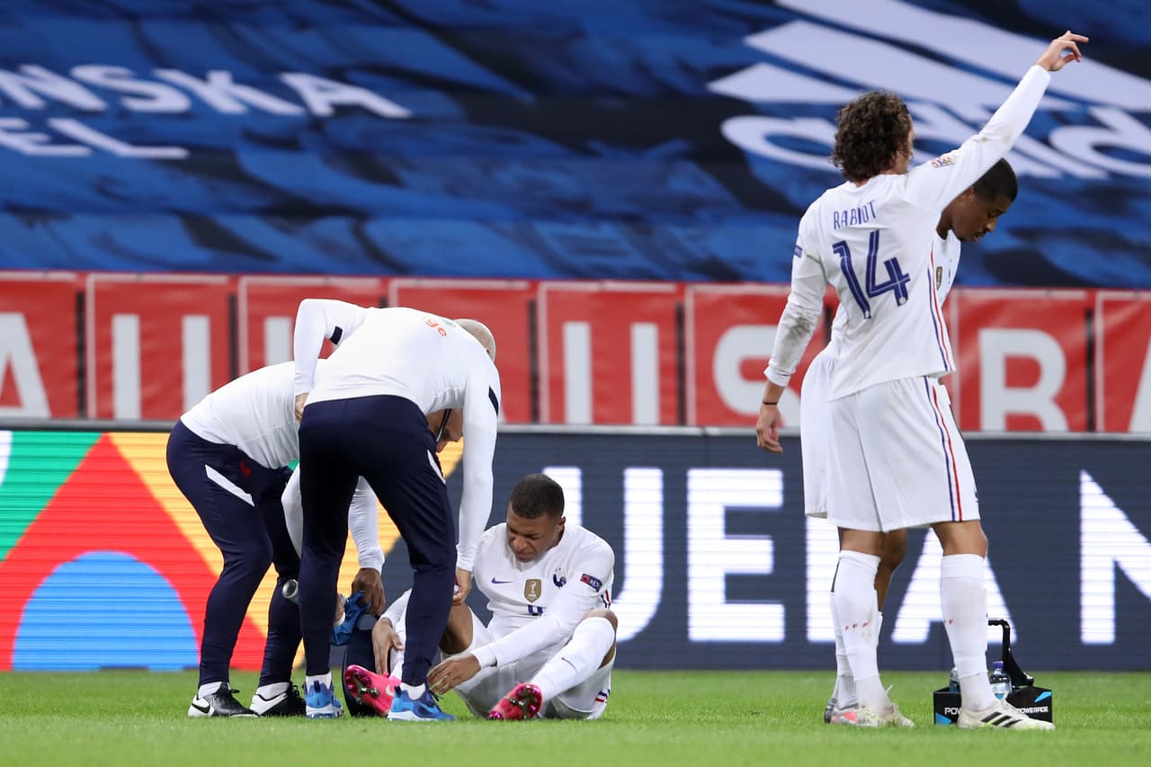 Mbappé no supera lesión y se perderá el duelo contra CR7