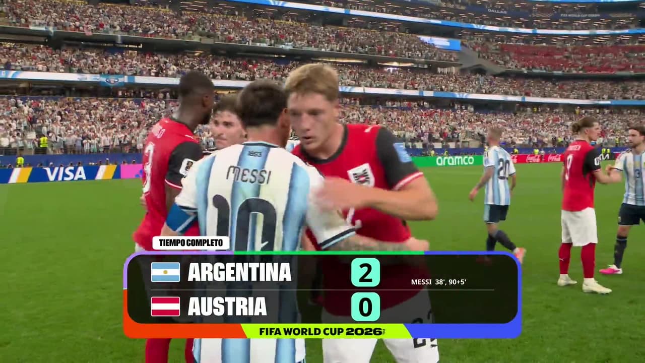 ¡Fin del partido!