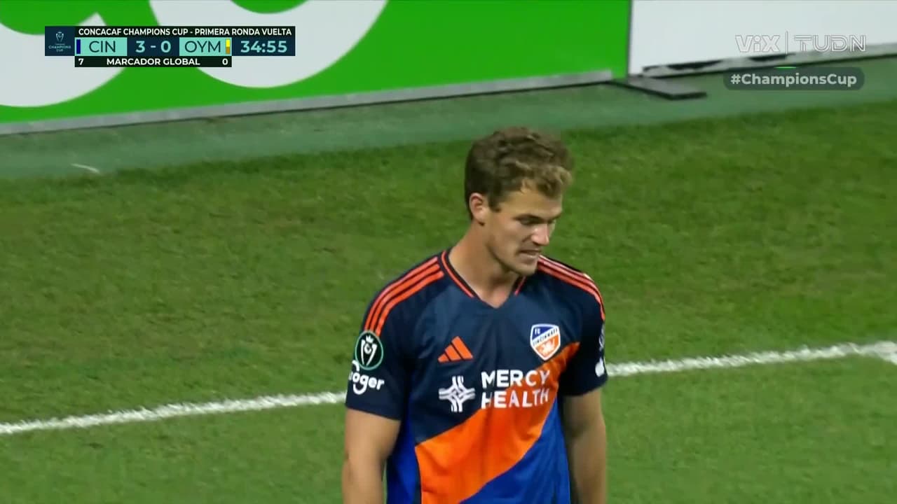 ¡Práctica de goleo para Cincinnati! Barlow hace el cuarto tanto de la noche