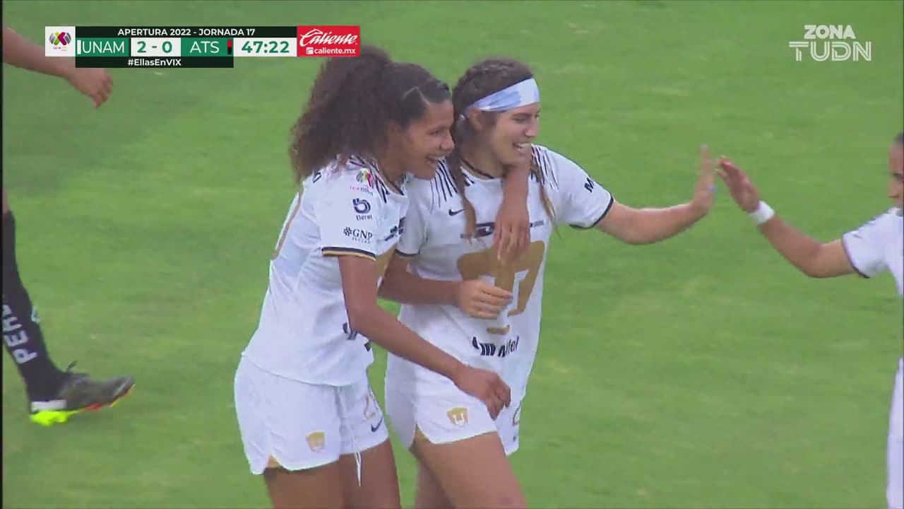 ¡Se acerca el milagro! Gaby asiste para que Aerial defina el 3-0 de Pumas