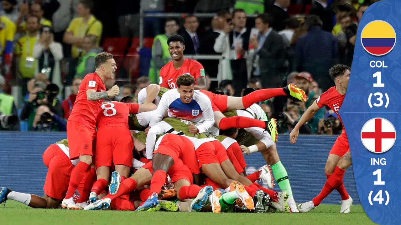 ¡Qué lástima! Inglaterra se impone en penales a una enorme selección de Colombia