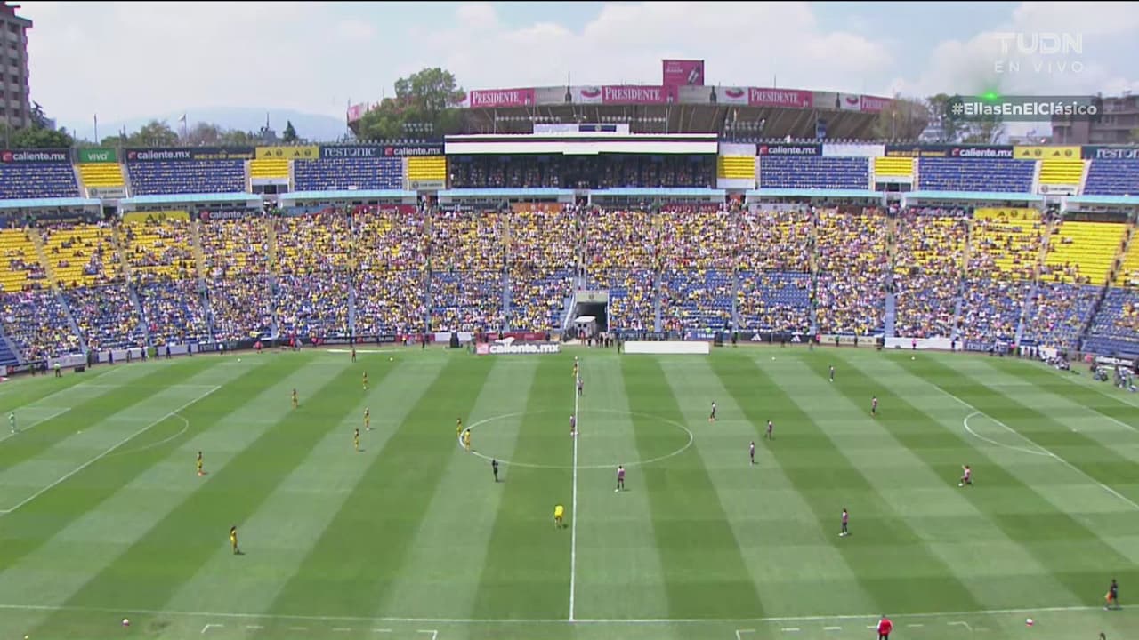 ¡Arranca la transmisión! Se juega el clásico femenil entre América y Chivas