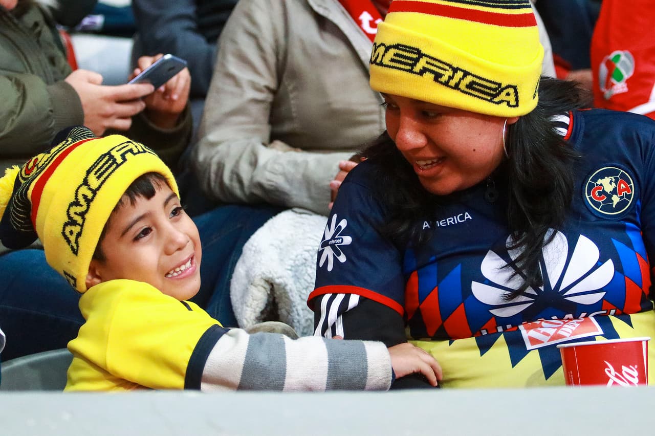 Este es el ambiente que se vivió previo al partido entre Águilas del América y Diablos Rojos del Toluca en la capital del Estado de México.
