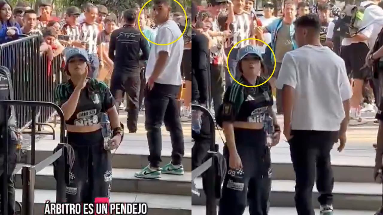 Alana, acompañada de Cáceres, explota contra el árbitro: “Es un imbécil”