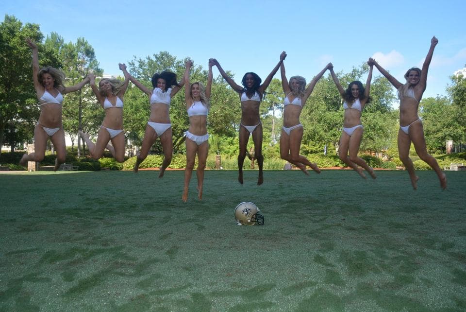 Mira a las bellezas de los New Orleans Saints durante su shooting para el Calendario 2016 (Fotos por Alex Restrepo y Ashley Amoss / New Orleans Saints).