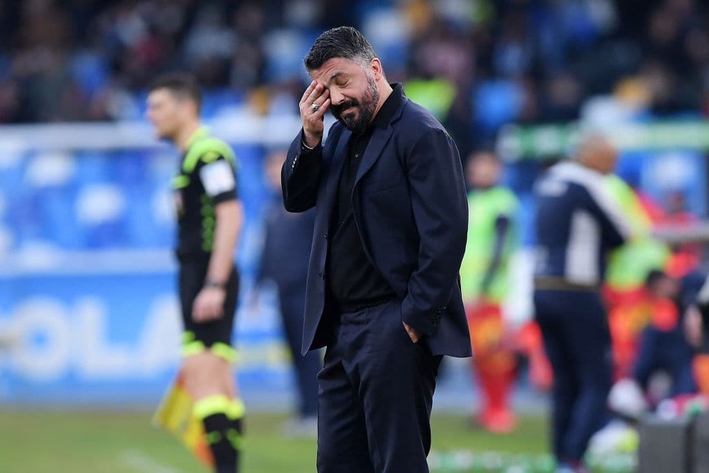El Napoli ha tenido bajas y altas desde que Gattuso tomó las riendas del equipo a pesar de que han ganado cuatro de los últimos cinco equipos.