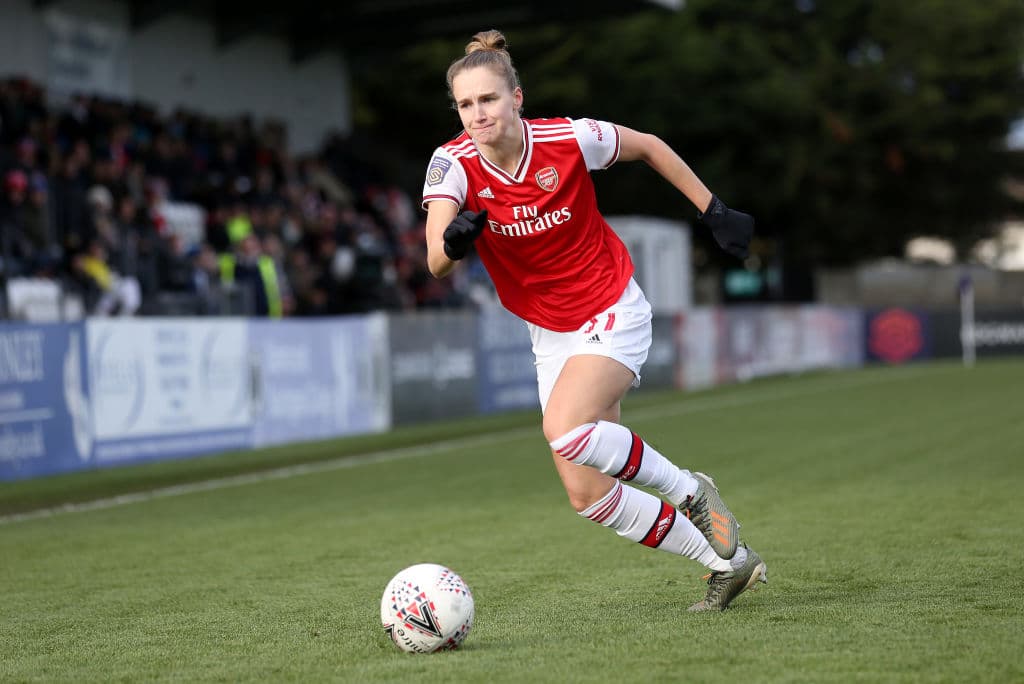 Vivianne Miedema del Arsenal se lleva el sexto lugar.