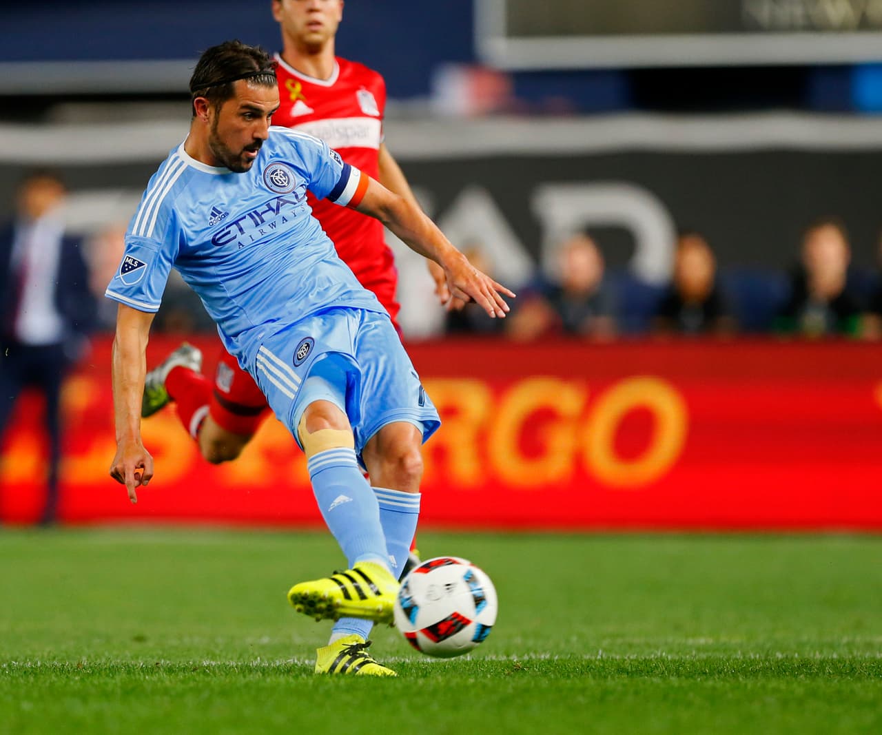 David Villa, satisfecho con la virtual entrada de NYCFC a los Playoffs.