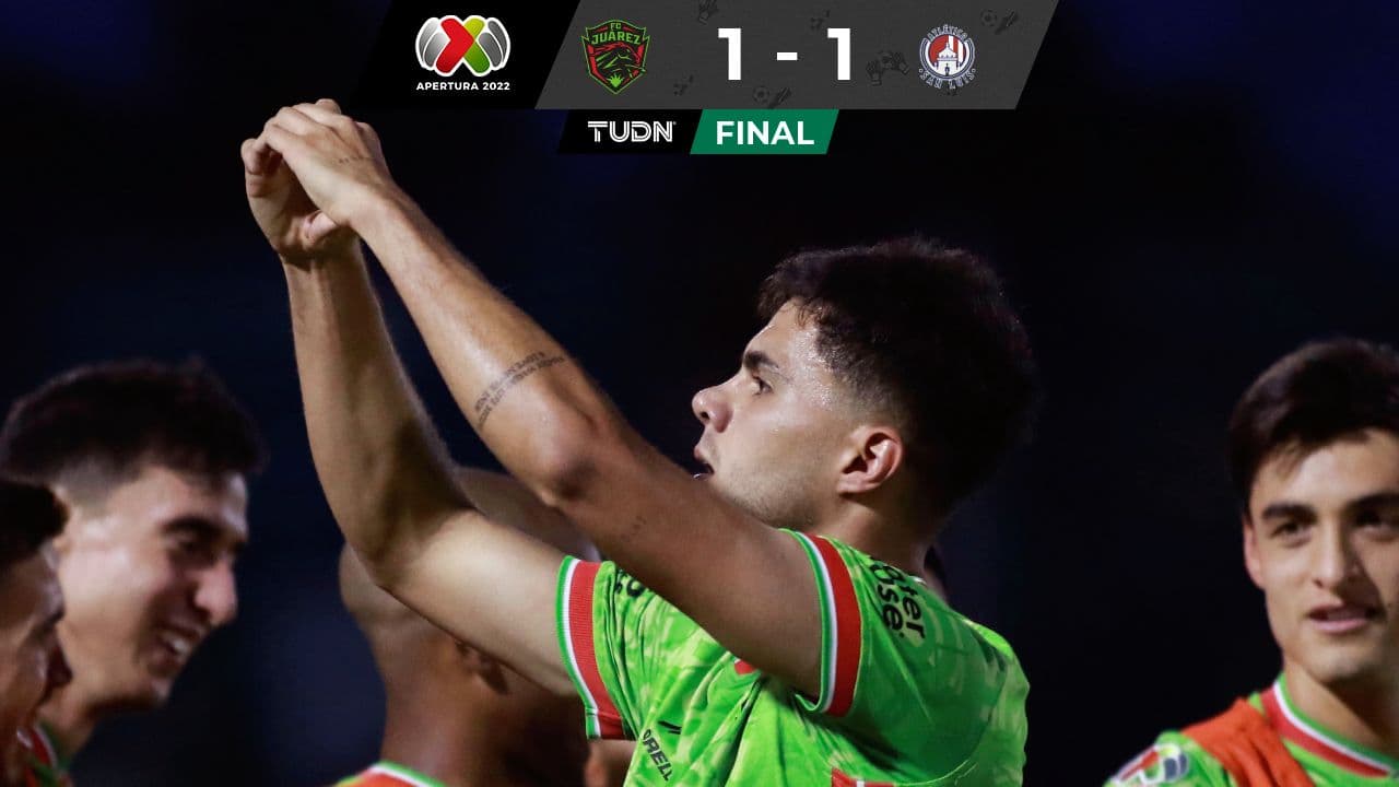 ¡Fiu! Juárez rescata el empate ante el San Luis por la Jornada 16