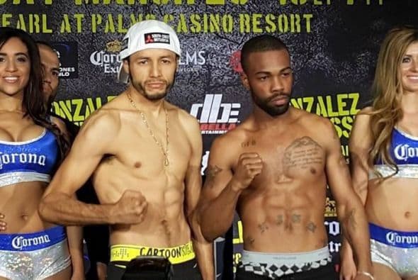 Jhonny González y Gary Russell Jr. sin problemas de peso (Foto: Twitter).