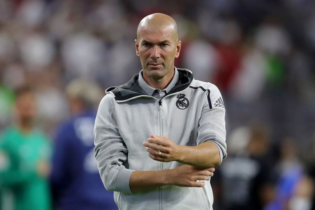 Zinedine Zidane, técnico del Real Madrid