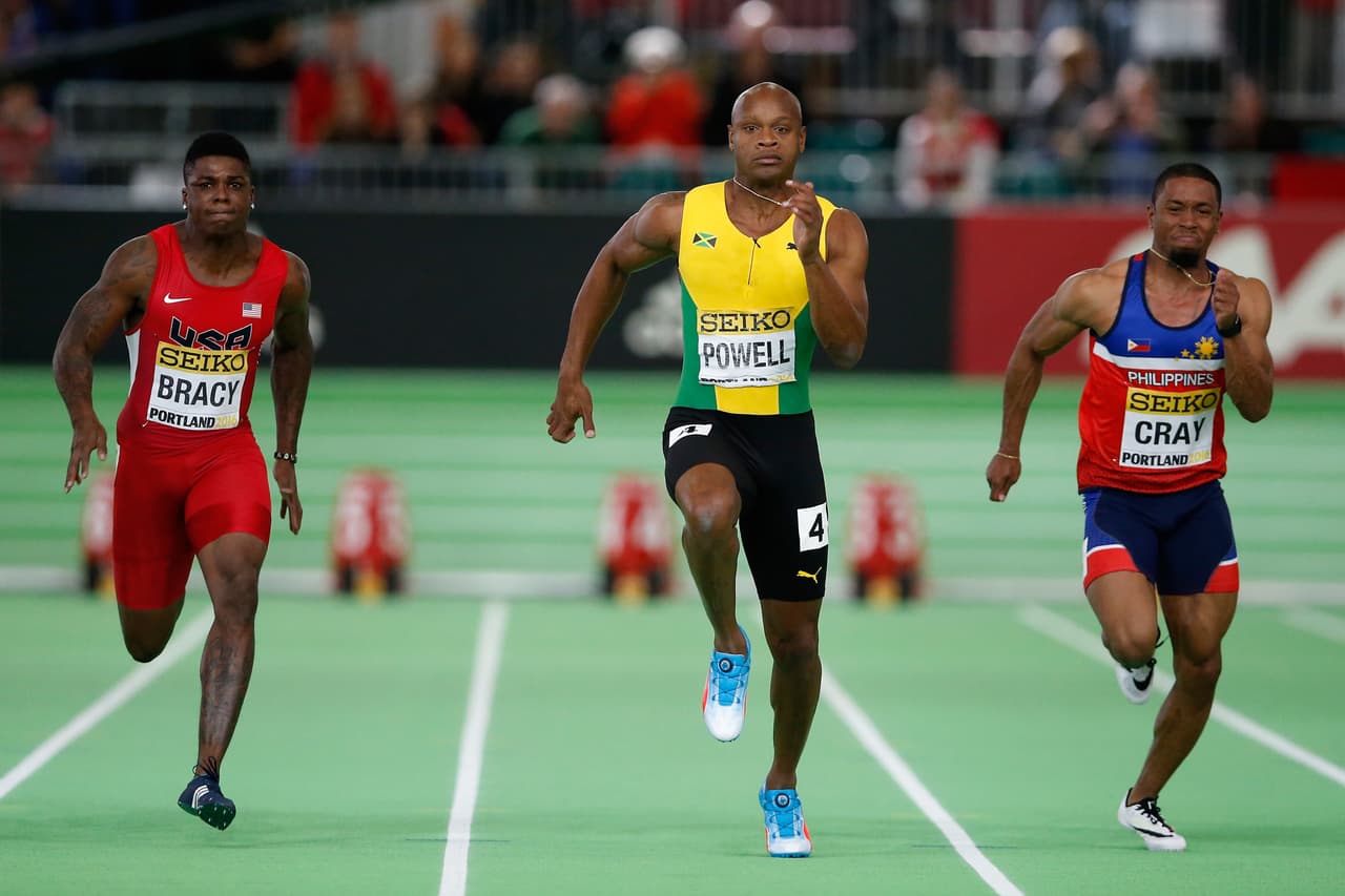 4 Asafa Powell, Jamaica. Score 1305.