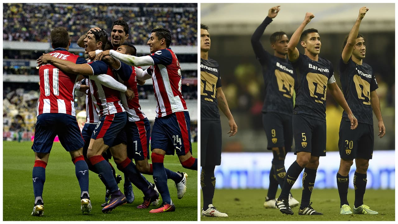 Chivas y Pumas juegan un partido por la popularidad, en el universo social.