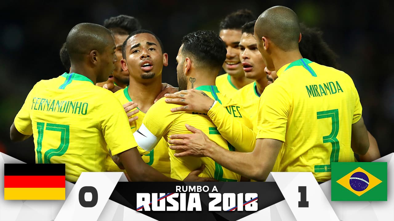Brasil le ganó de visitante a Alemania y tuvo una pequeña venganza del famoso 7-1