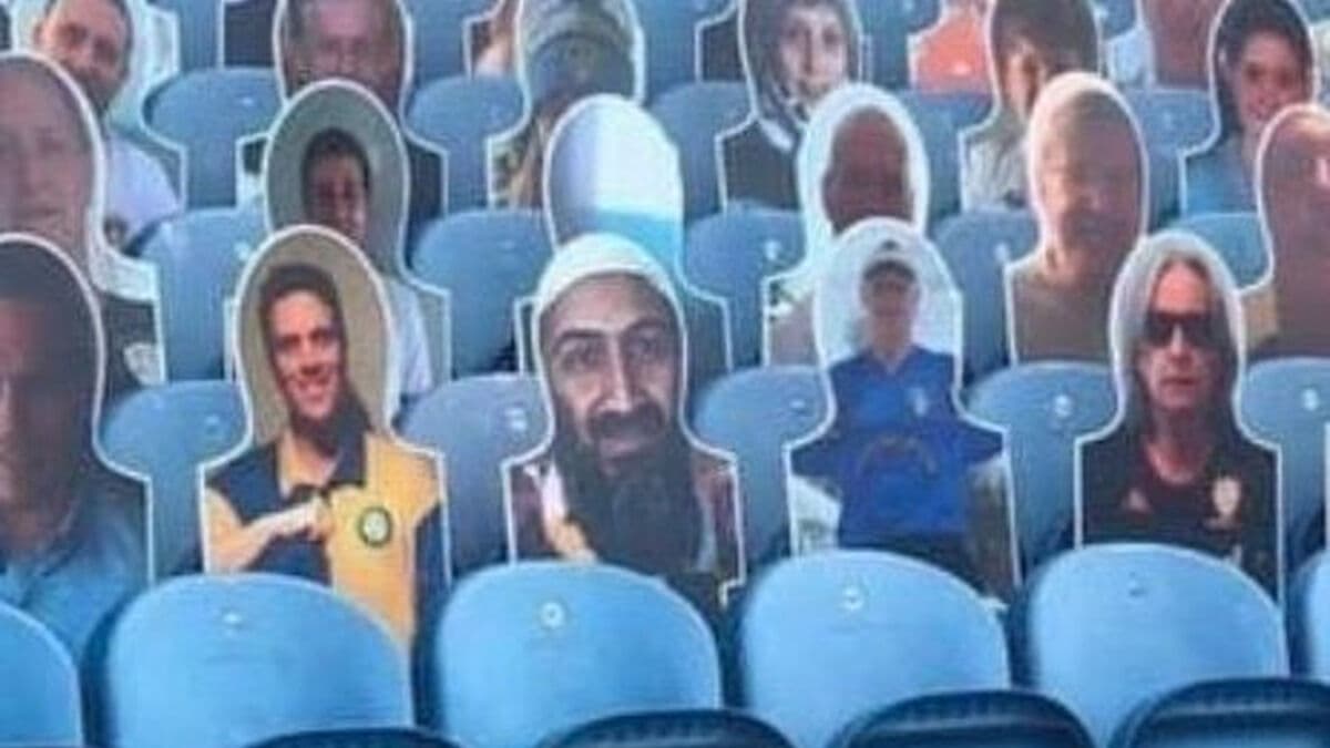 Imagen de Bin Laden aparece en estadio de Leeds United