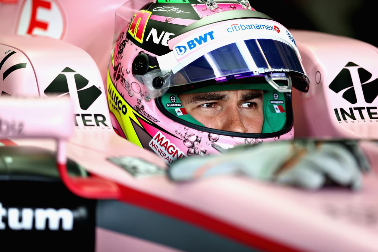 La mejor vuelta de Sergio Pérez fue de 1:25.064, casi 3 segundos más lenta que el líder.