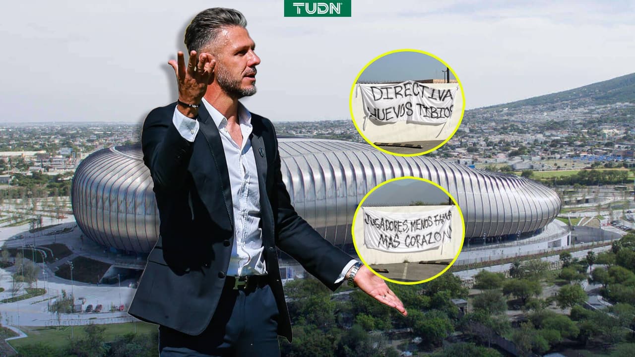 Mantas contra Monterrey adornan el Barrial de Rayados