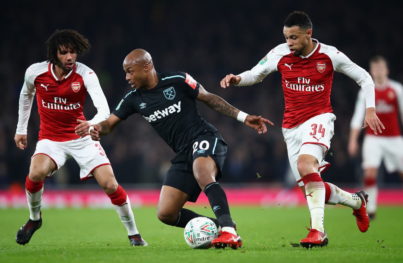 El que sí se mantuvo durante todo el partido en el terreno fue el compañero de ataque de Hernández al principio del juego, Andre Ayew.