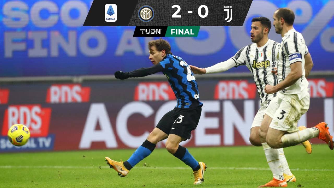 Inter gana y aleja Juventus de la punta en la Serie A