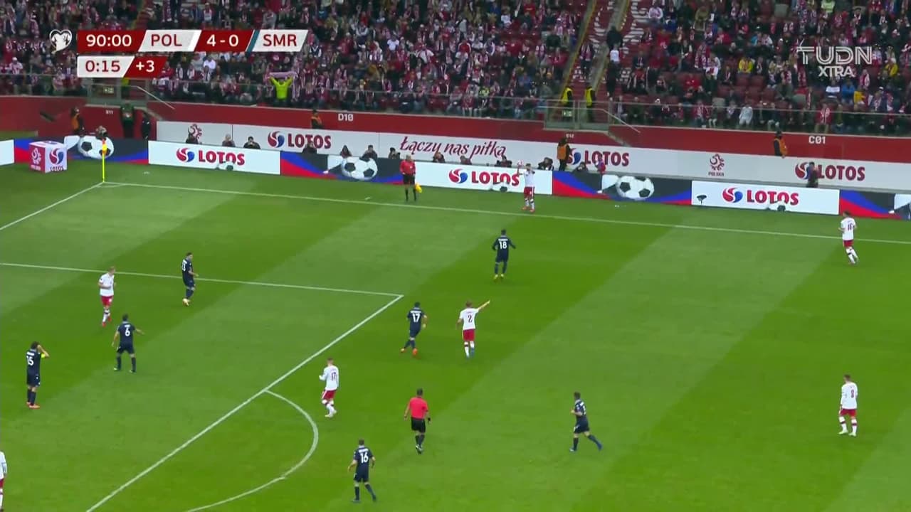 Llegó la 'manita' en Varsovia: Piatek selló la goleada a San Marino