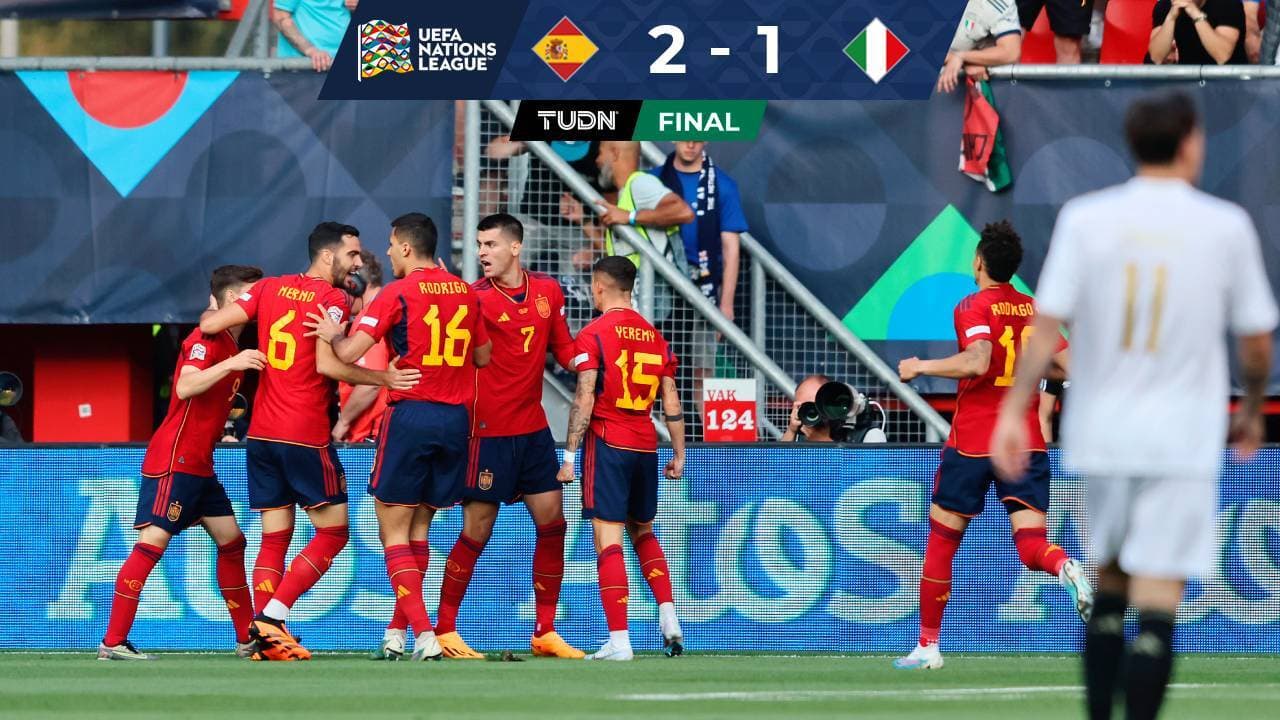 Con furia y suerte... España echa a Italia y va a la Final de Nations League