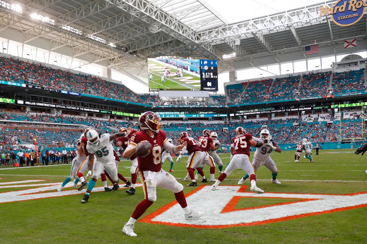 Redskins obtiene su primer triunfo en Miami ante Dolophins