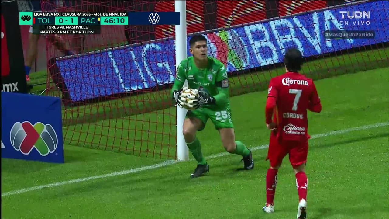 ¡TIRO ATAJADO! disparo por Marcel Ruíz.