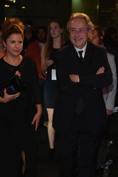 El fútbol mexicano tuvo mucha representación, a la cabeza Decio Di María con su esposa.