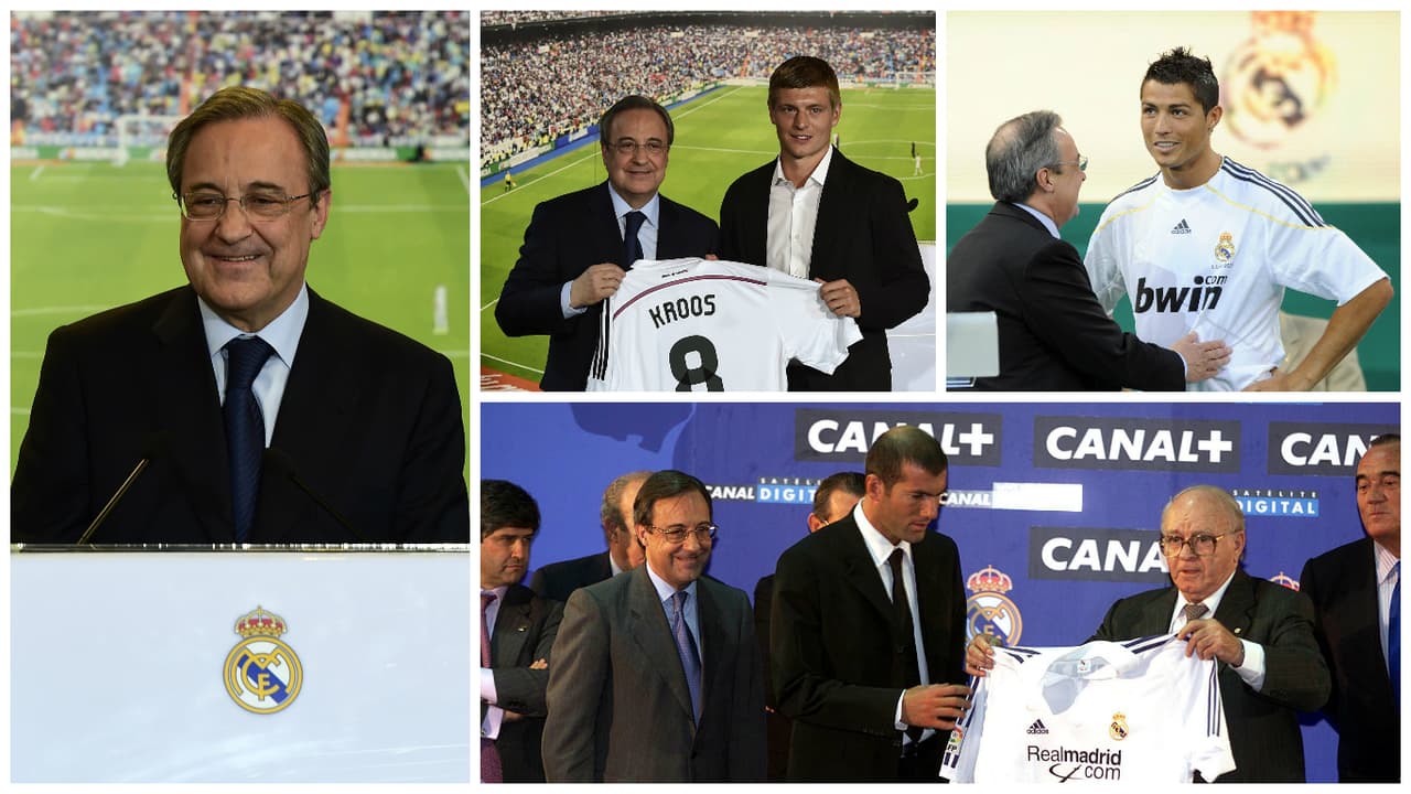 La era de hegemonía absoluta del Real Madrid no podría entenderse sin los fichajes de Florentino Pérez.