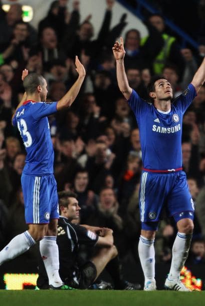 Y en la parte final, Frank Lampard hizo un doblete.