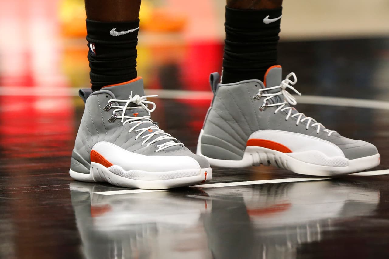 Los tenis de Montrezl Harrell #5 de Los Angeles Clippers.