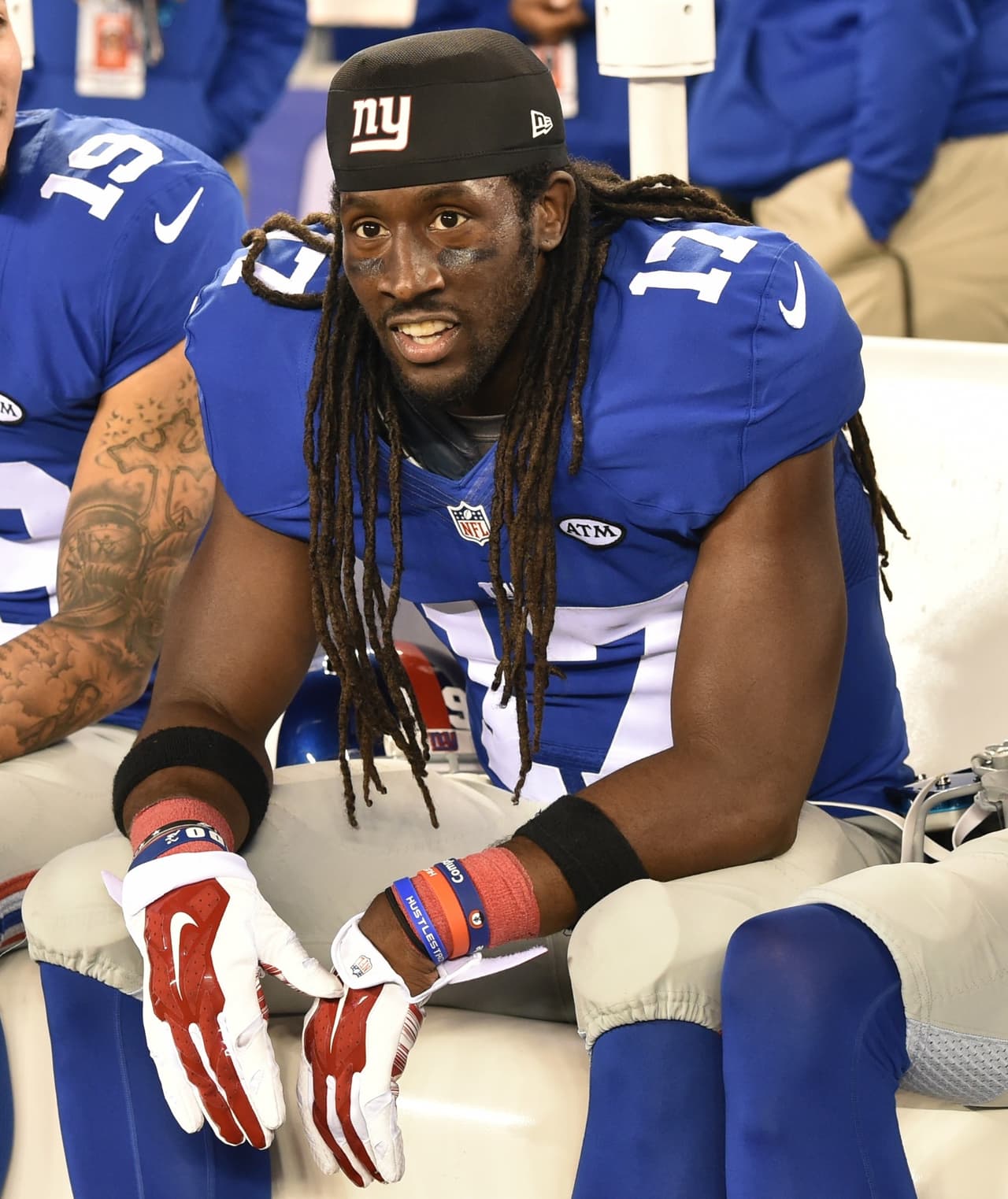 Harris empató la marca de Emlen Tunnel y Clarence Childs como el regreso de patada para TD más largo en la historia del equipo.