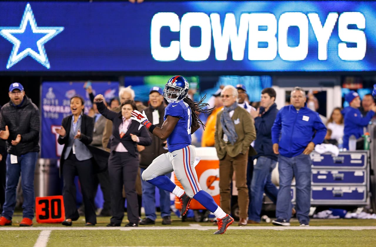 Jugador Equipos Especiales de la Semana 7 NFC: KR Dwayne Harris, New York Giants