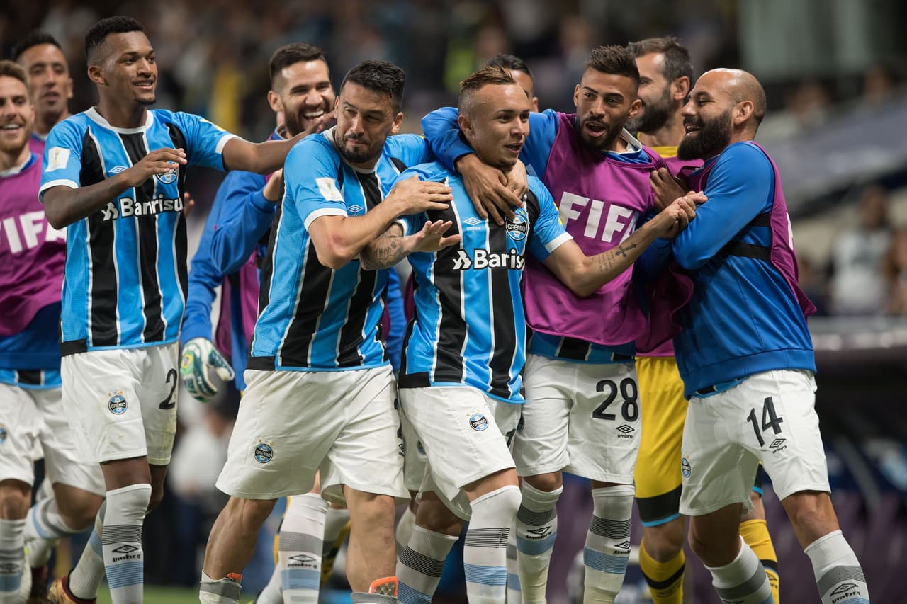 Gol número 12 del extremo en esta temporada con el club de Portoalegre y primero en competiciones internacionales. En la Libertadores no mojó.