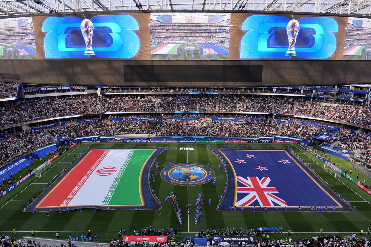 Las mejores imágenes del histórico partido de Irán contra Nueva Zelanda en Estados Unidos