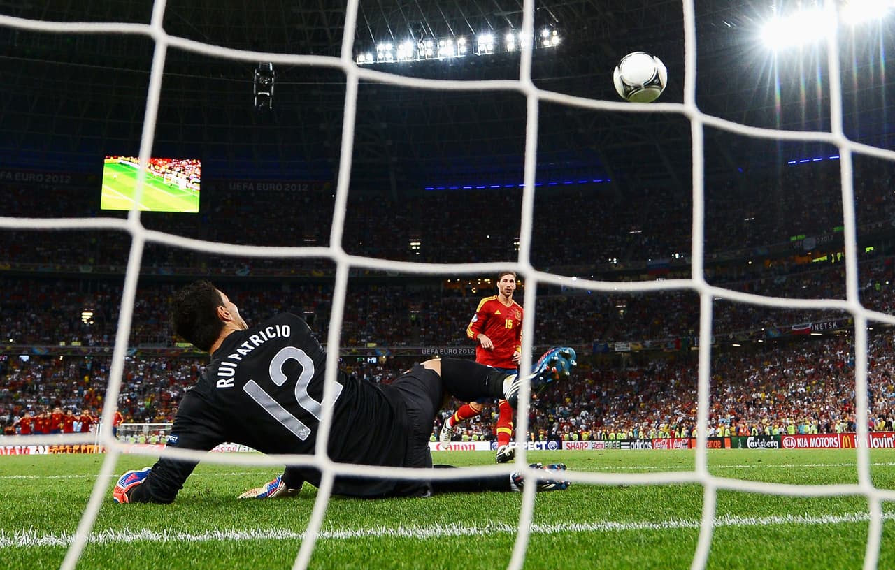 Gracias al cobro de Ramos, España revalidó su título de Eurocopa conseguido cuatro años antes.