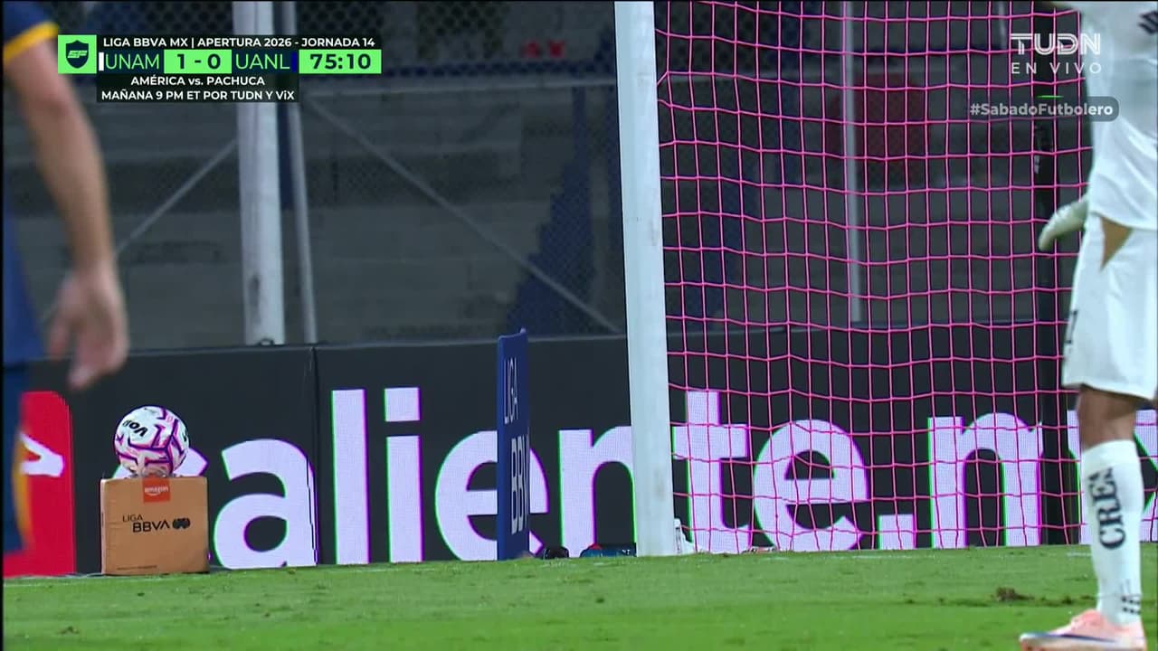 ¡GOL!  anota para Tigres. Juan Brunetta