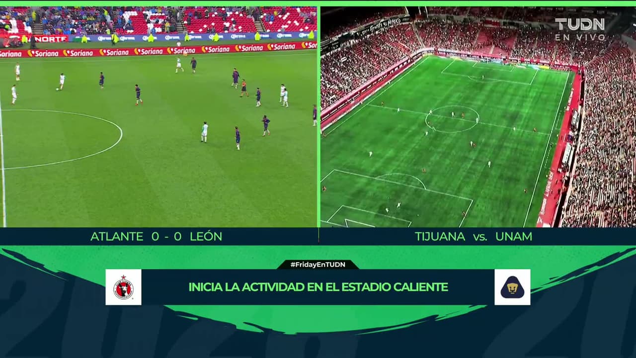 Arranca el partido y la pelota está en juego.