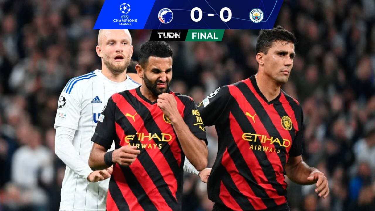 No pueden sin Haaland y Manchester City apenas iguala ante Copenhague